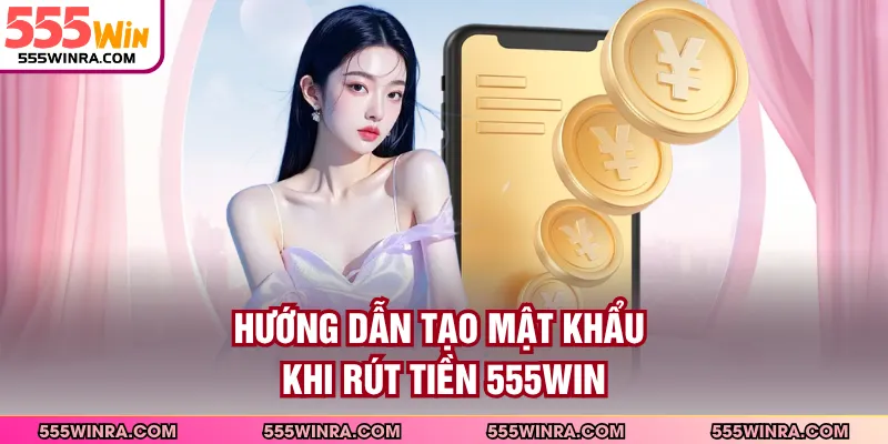 Hướng dẫn tạo mật khẩu khi rút tiền 555WIN